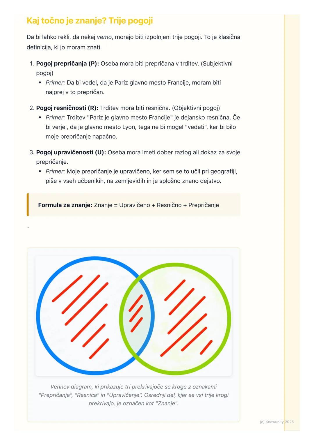 # Epistemologija: Vprašanje o
spoznanju in resnici

Kaj je epistemologija?

To je veja filozofije, ki se ukvarja z znanjem. V bistvu postavl