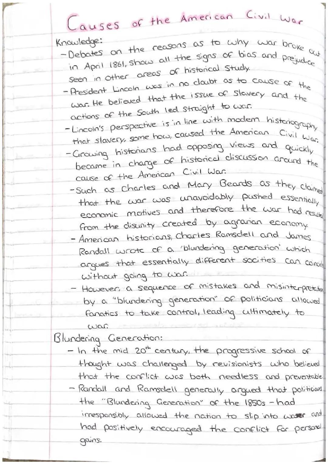 Causes of the American Civil War