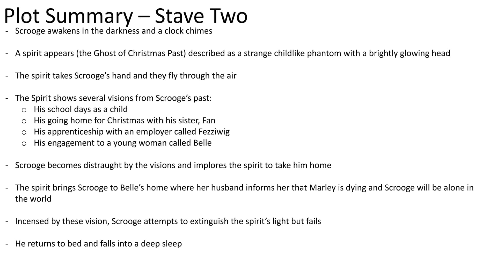 A Christmas Carol Plot Summary - Stave One
The opening lines declare that a man called Jacob Marley is dead
Marley had been a former busines