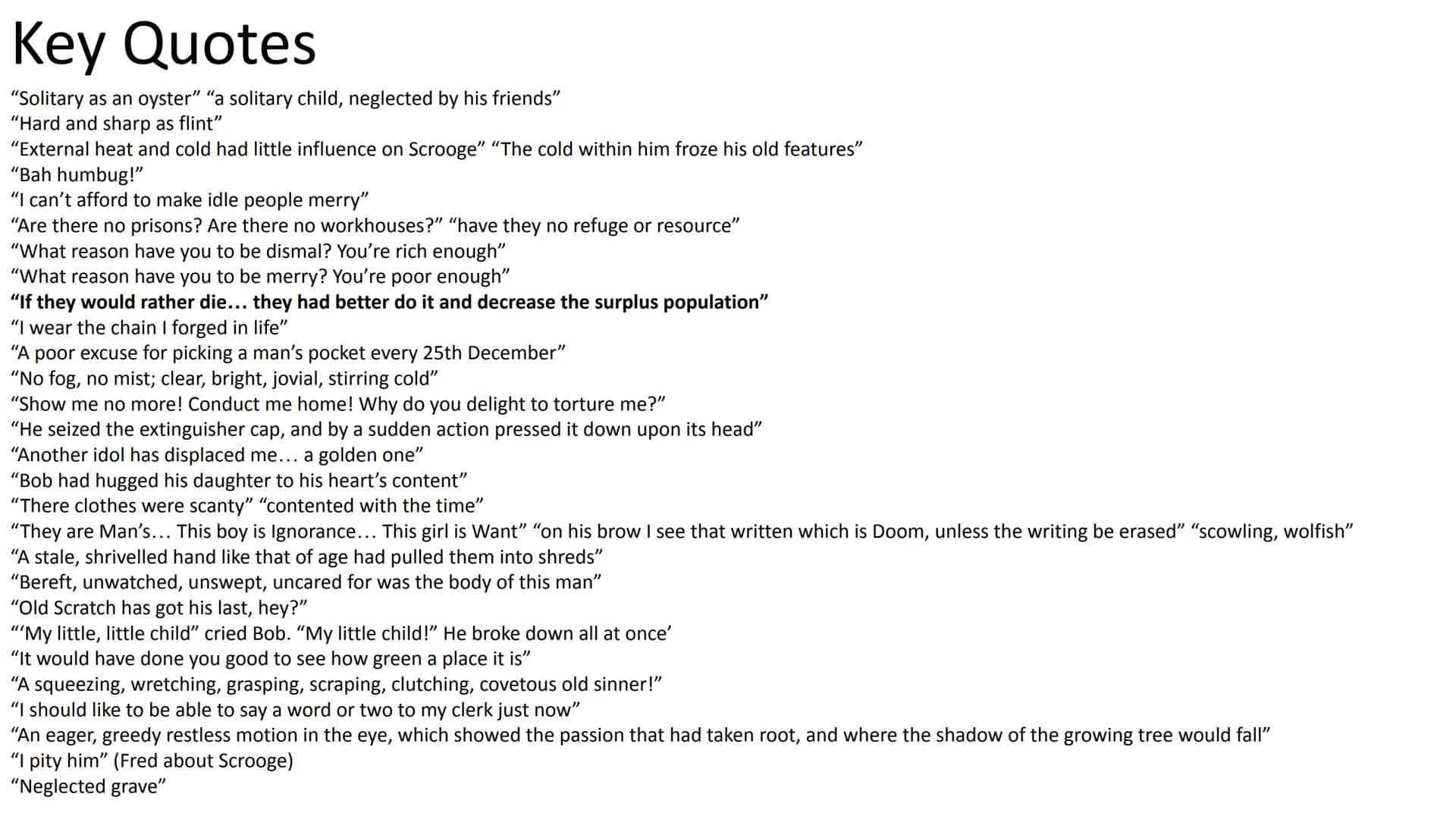 A Christmas Carol Plot Summary - Stave One
The opening lines declare that a man called Jacob Marley is dead
Marley had been a former busines