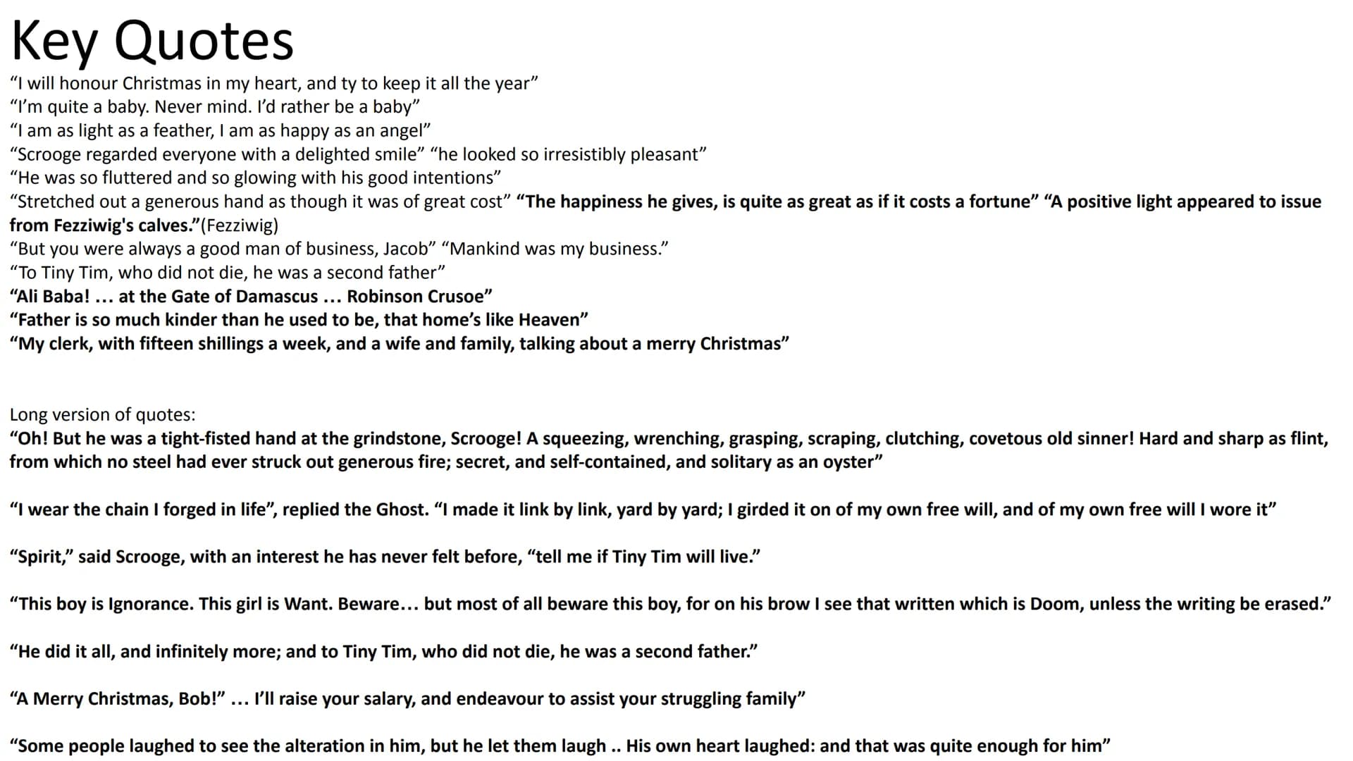 A Christmas Carol Plot Summary - Stave One
The opening lines declare that a man called Jacob Marley is dead
Marley had been a former busines