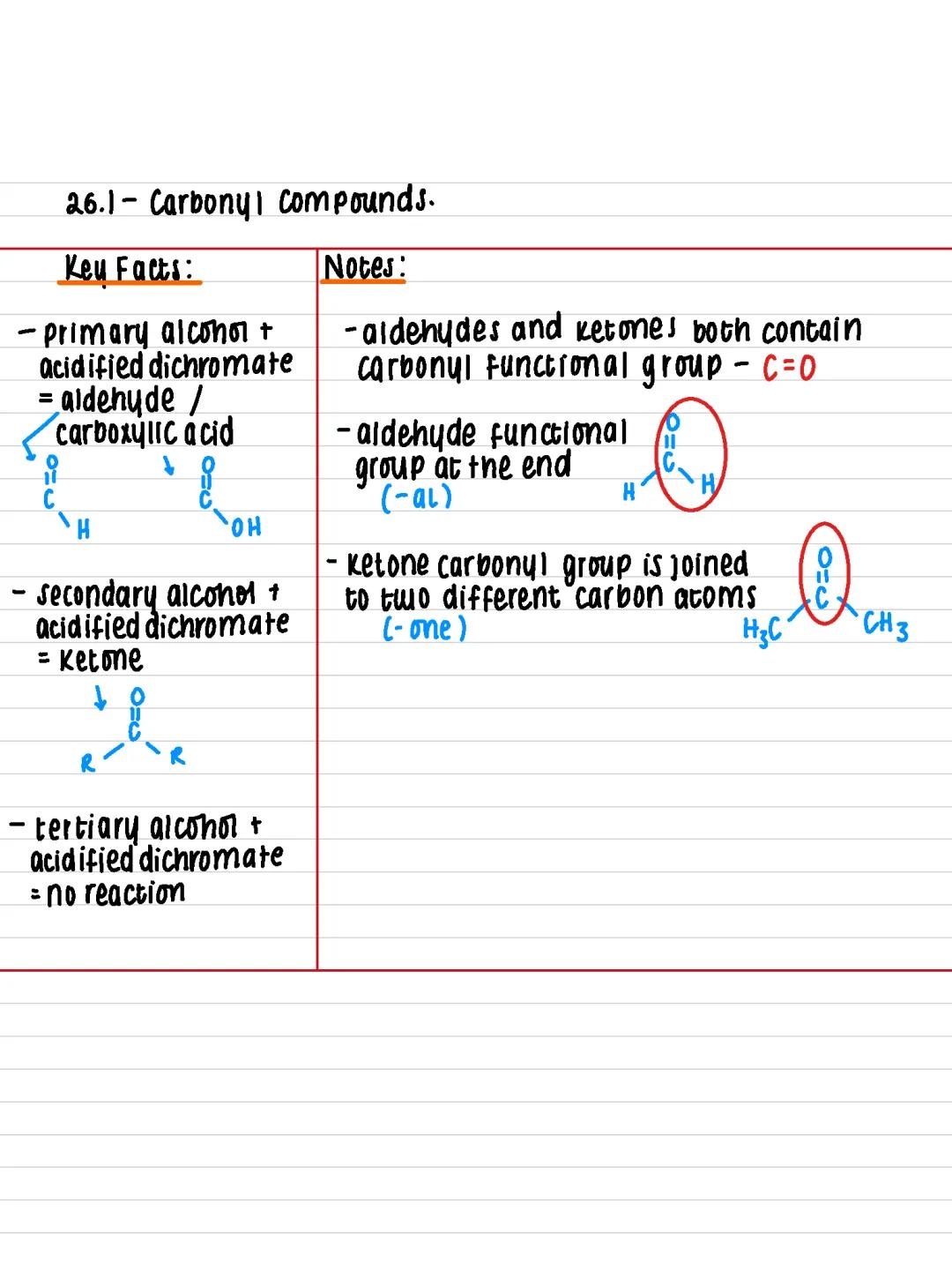Chapter 26.1 - Carbonyl Compounds