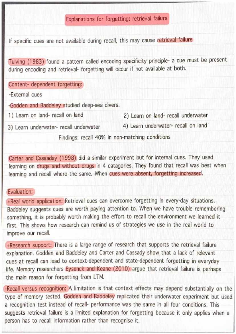 Duration of memory- STM
Peterson and Peterson (1959) set out to test the duration of the STM
It was a lab experiment where 24 psychology stu