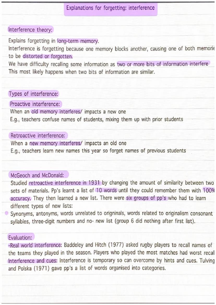 Duration of memory- STM
Peterson and Peterson (1959) set out to test the duration of the STM
It was a lab experiment where 24 psychology stu