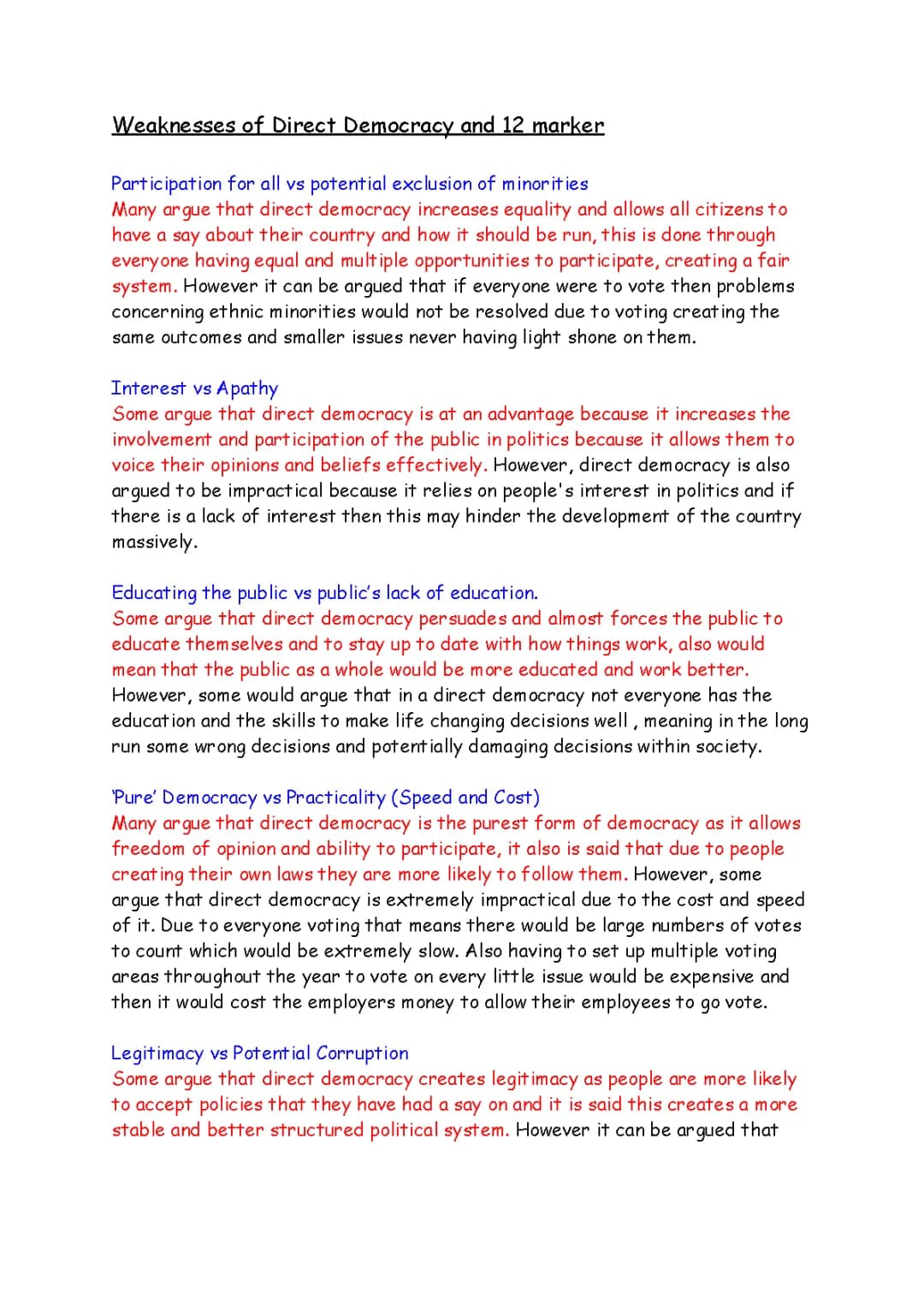 What are the Disadvantages of Direct Democracy? Examples and Pros & Cons