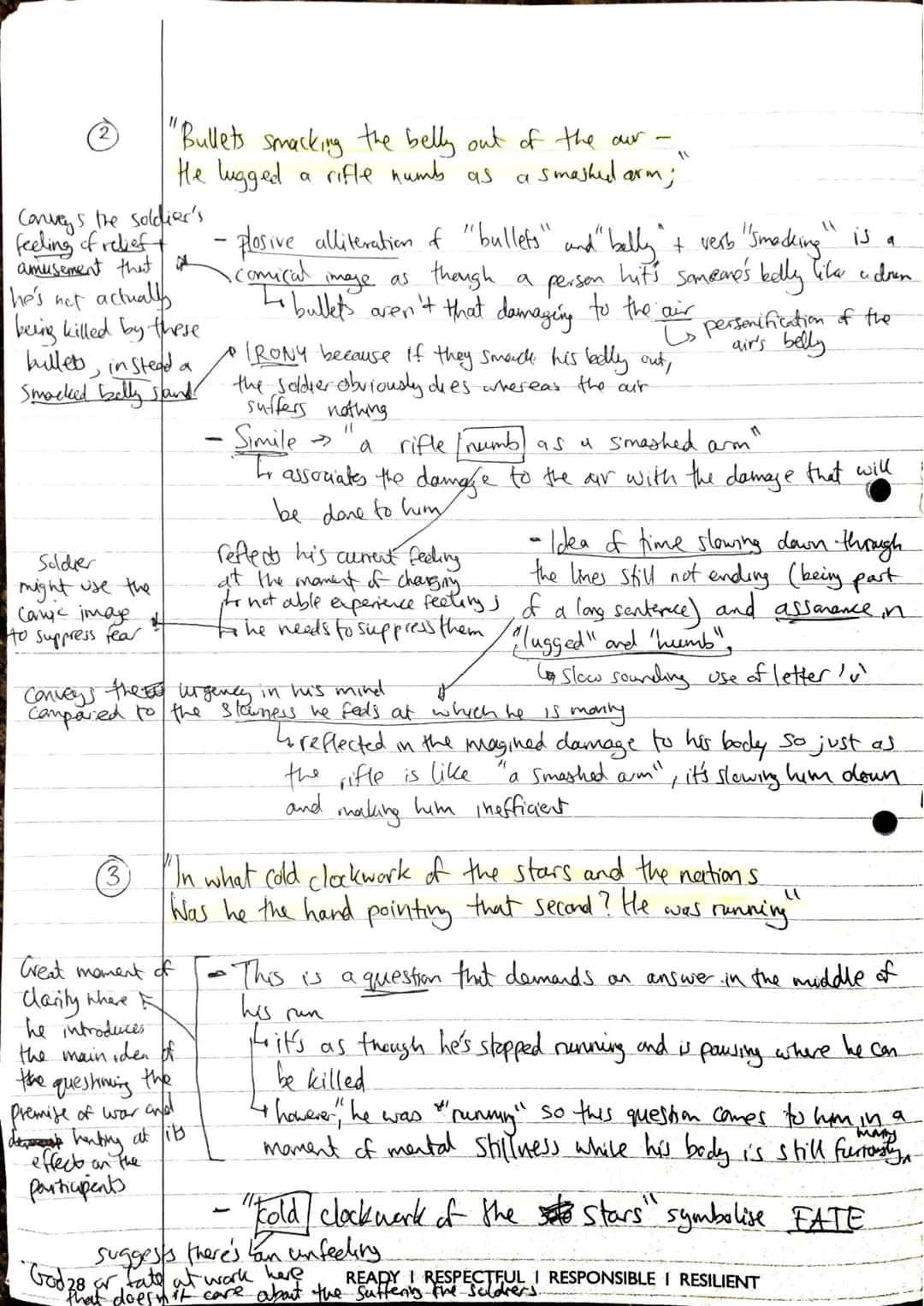 (Form)
-Begin
-1st stanza: 8 lines
2nd stenza: 7 lines.
in media res
3rd Stanza: & lines
- No natural rhythm to poem just as there's an
unna