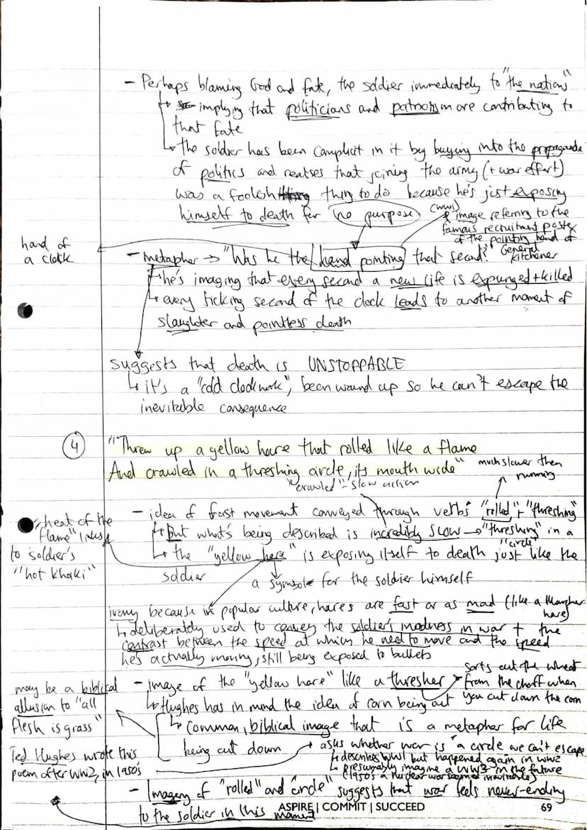 (Form)
-Begin
-1st stanza: 8 lines
2nd stenza: 7 lines.
in media res
3rd Stanza: & lines
- No natural rhythm to poem just as there's an
unna