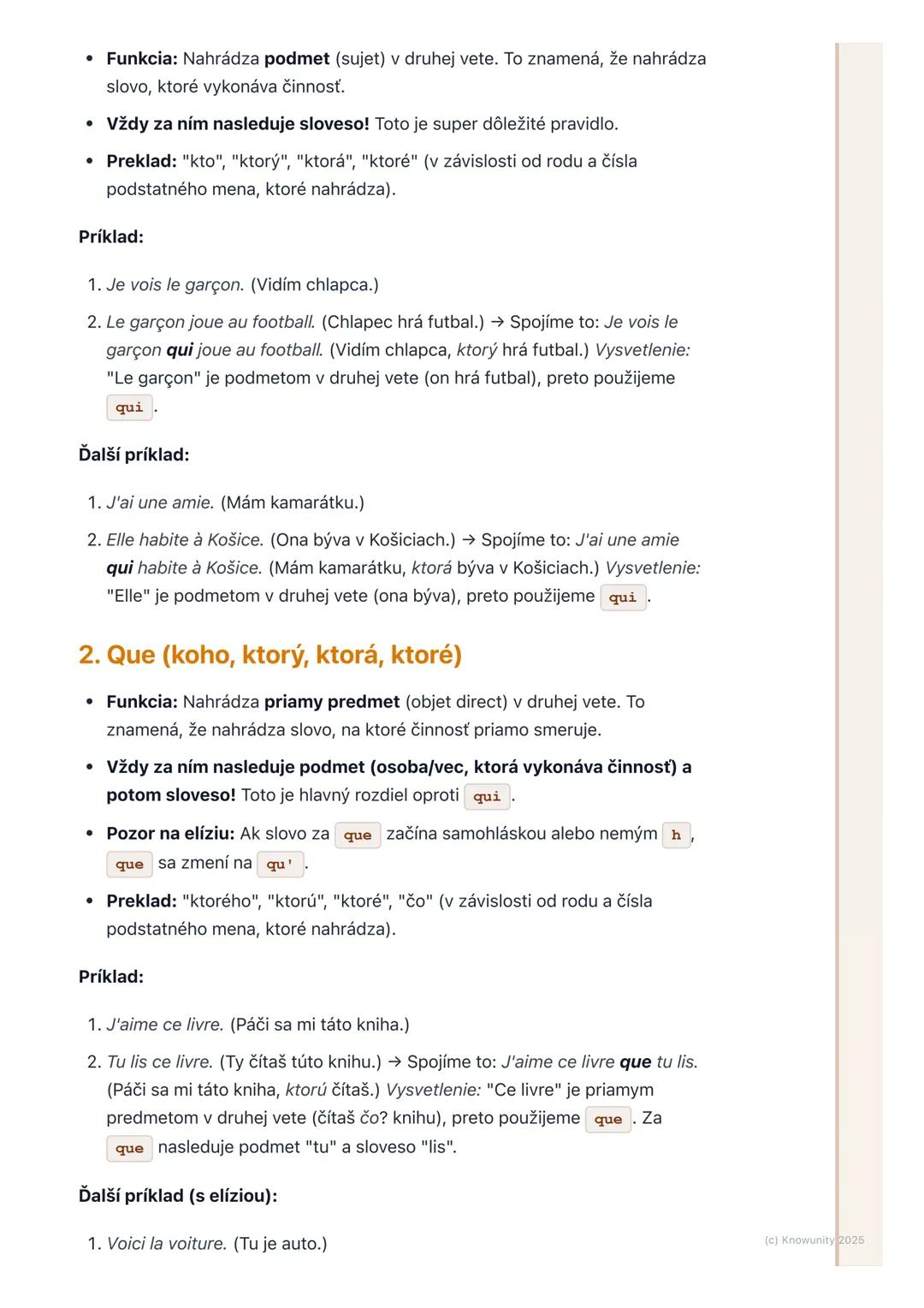 # Vzťažné zámená (qui, que, où,
dont)

Prehľad / Úvod

Dnes sa budeme učiť o vzťažných zámenách vo francúzštine. Sú to super
dôležité slová,
