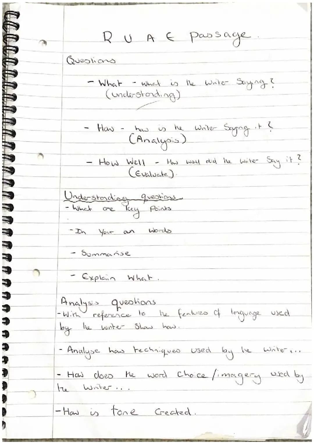 Nat 5 English RUAE: Tips, Techniques, and Past Papers