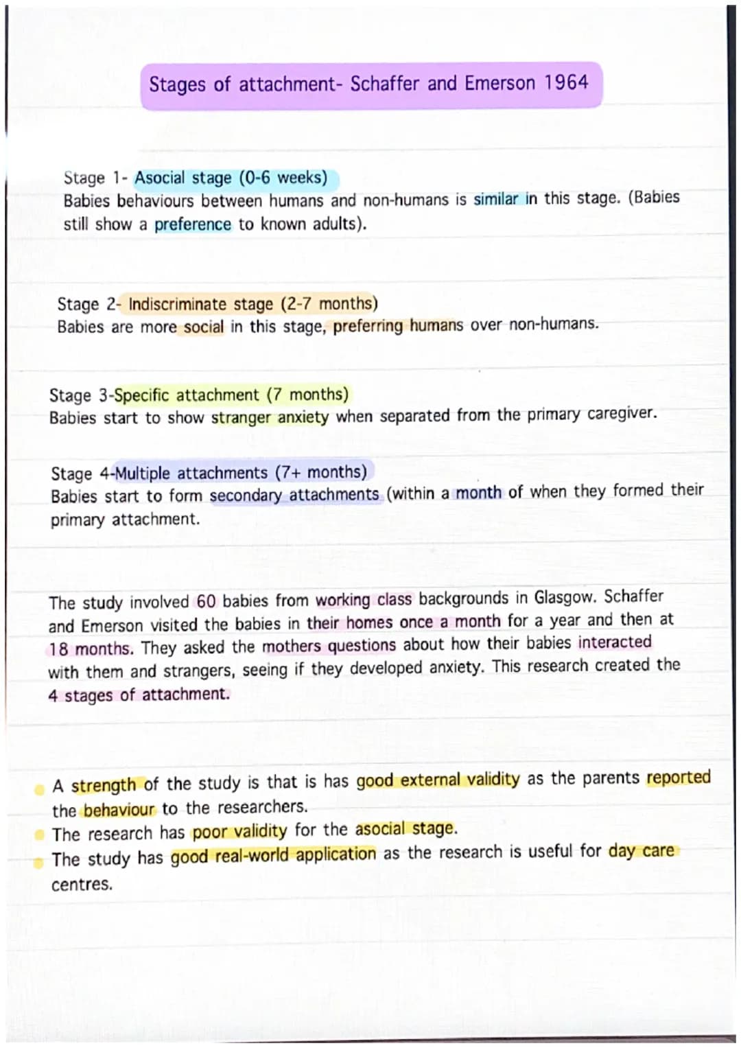 
<h2 id="stage1asocialstage06weeks">Stage 1- Asocial Stage (0-6 weeks)</h2>
<p>During this stage, babies' behavior between humans and non-hu