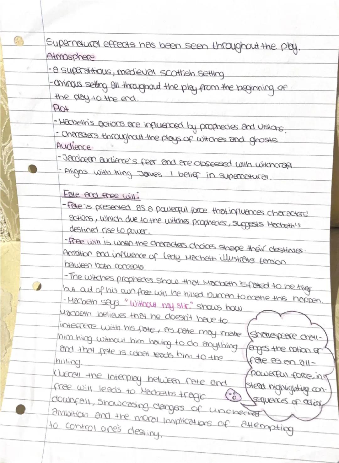 Themes:
Macbeth
-Ambition and power
Loyalty and Betrayol.
-fate and free will
Appearance us Reality
-The supernatural.
Good us Evil
-thingsh