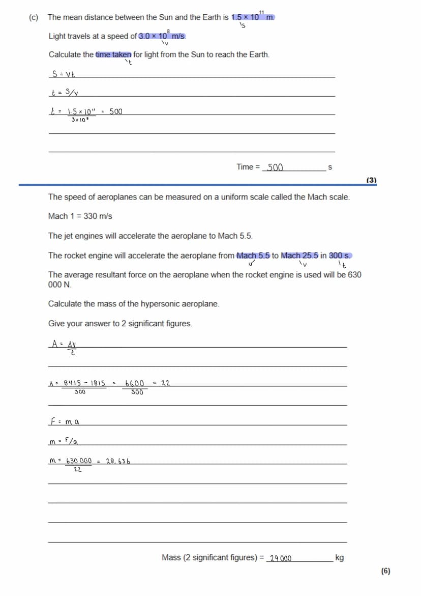 GCSE Physics - Paper 2 calculation practice
T
T
THT
HT
T HT
T
weight = mass x gravitational field strength
work done = force x distance (alo