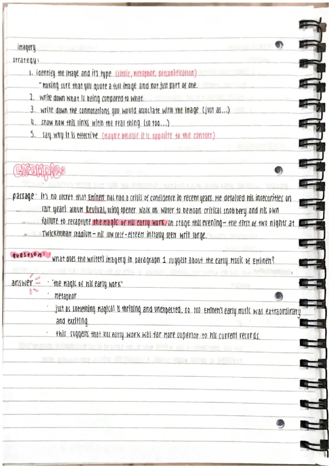 RUAE/Close Reading Stratagies with Examples