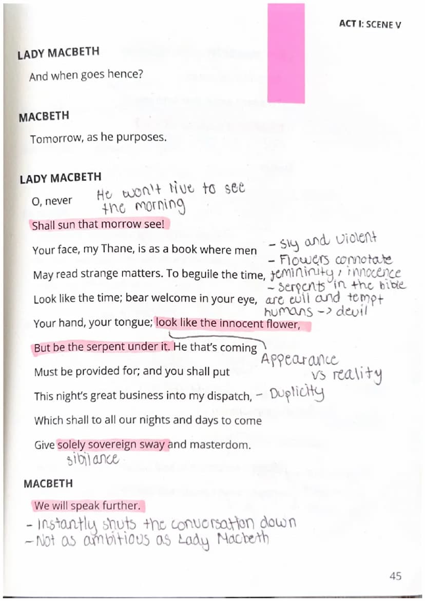 SCENE V
ACT I: SCENE V
Inverness. Macbeth's castle.
Enter LADY MACBETH, reading a letter.
LADY MACBETH
"They met me in the day of success, a