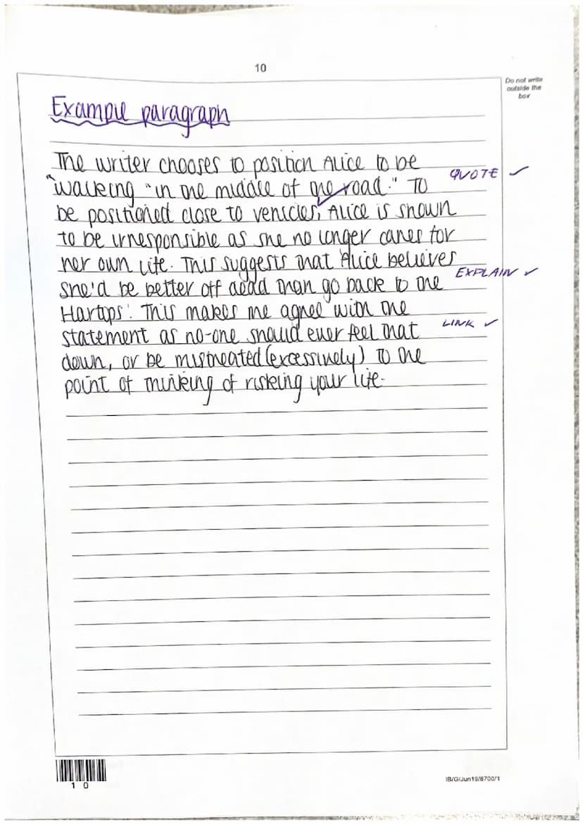 Q1
Source A
This extract is from the beginning of a short story by H E Bates, set in the 1930s. Hartop
and his wife own a van from which the