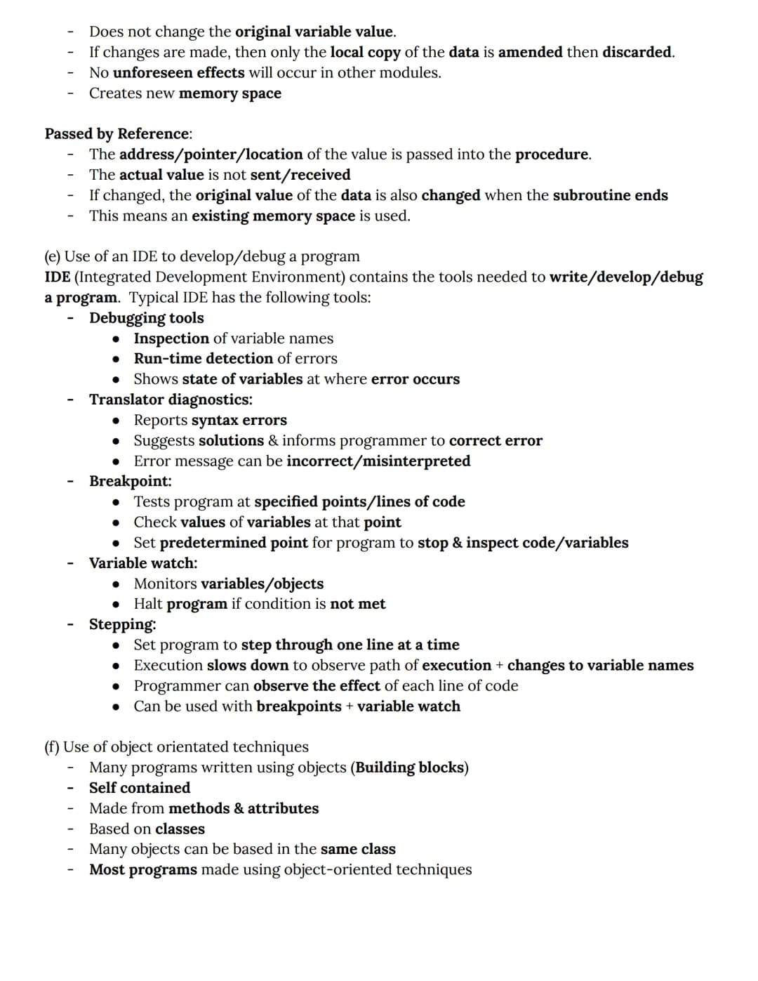 2.2.1 Programming techniques
(a) Programming constructs: Sequence, iteration, branching
Programming Constructs (Methods of writing code):
Se