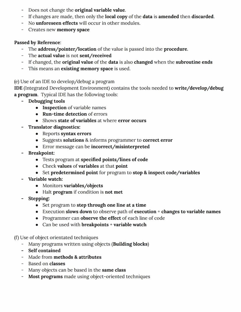 2.2.1 Programming techniques
(a) Programming constructs: Sequence, iteration, branching
Programming Constructs (Methods of writing code):
Se