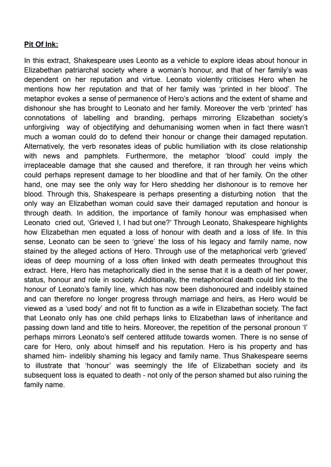 Merry War:
In this extract, Shakespeare presents the relationship between Beatrice and
Benedick as an unusual one from an Elizabethan perspe