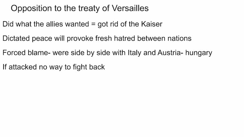 Hitler and Nazi Germany
1919-1939 Problems for Germany at the end of WW1
Navy Blockage
Government and economy relied on imports of food and 