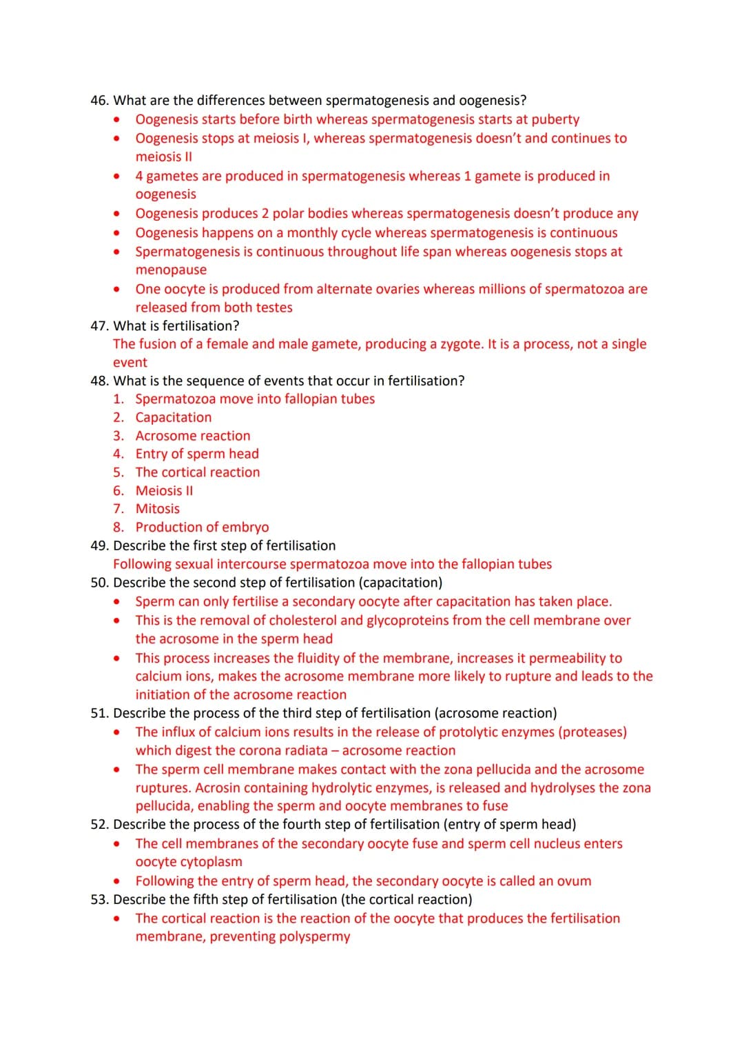 Reproduction in Humans Revision Questions
1. Label a diagram of the male reproductive system
m
Seminal vesicle
vas Deferens
Prostate Gland
U