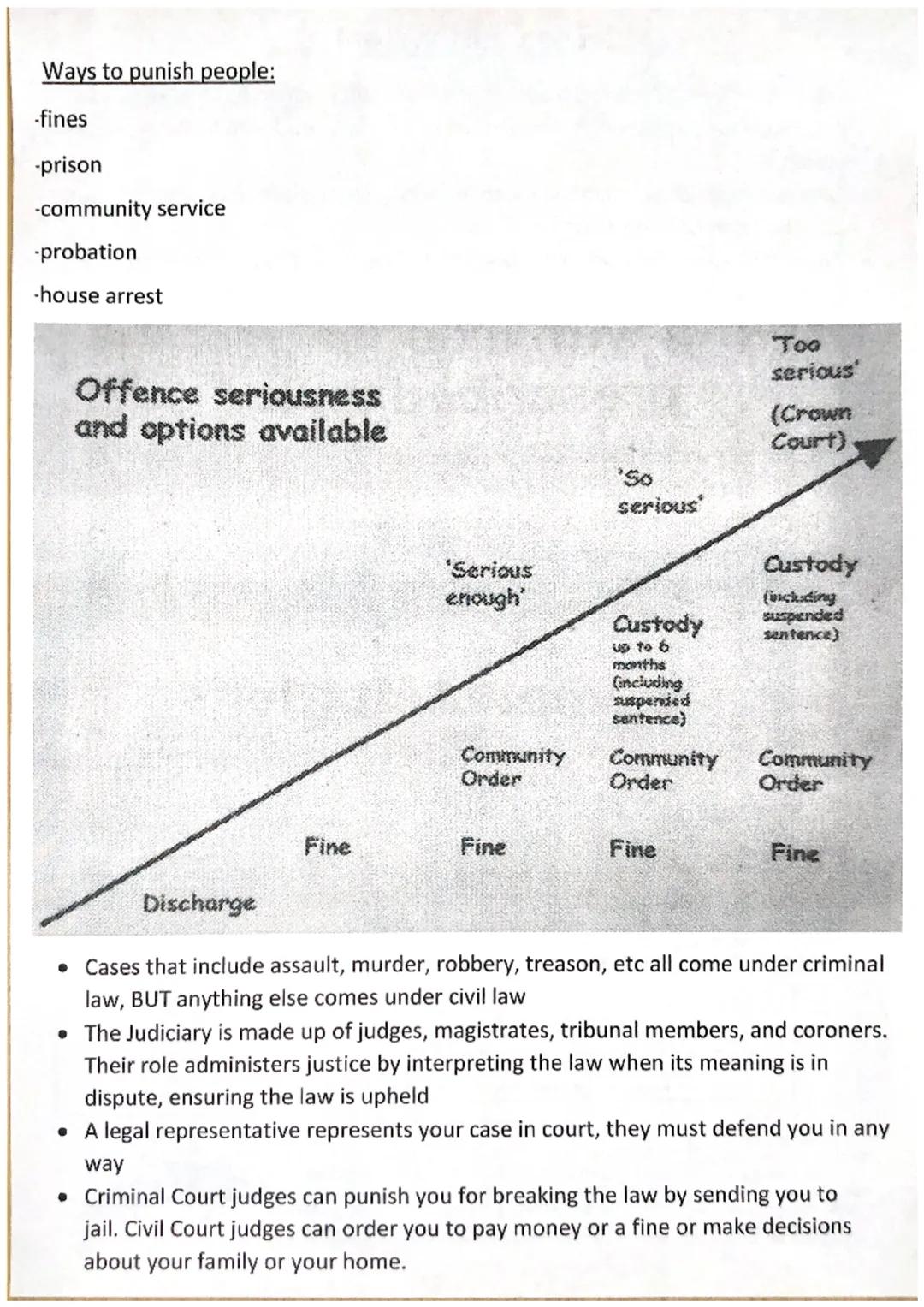 # The court system

• Rather than being designed from scratch, our courts system has evolved and
developed over 1,000 years. This has led to