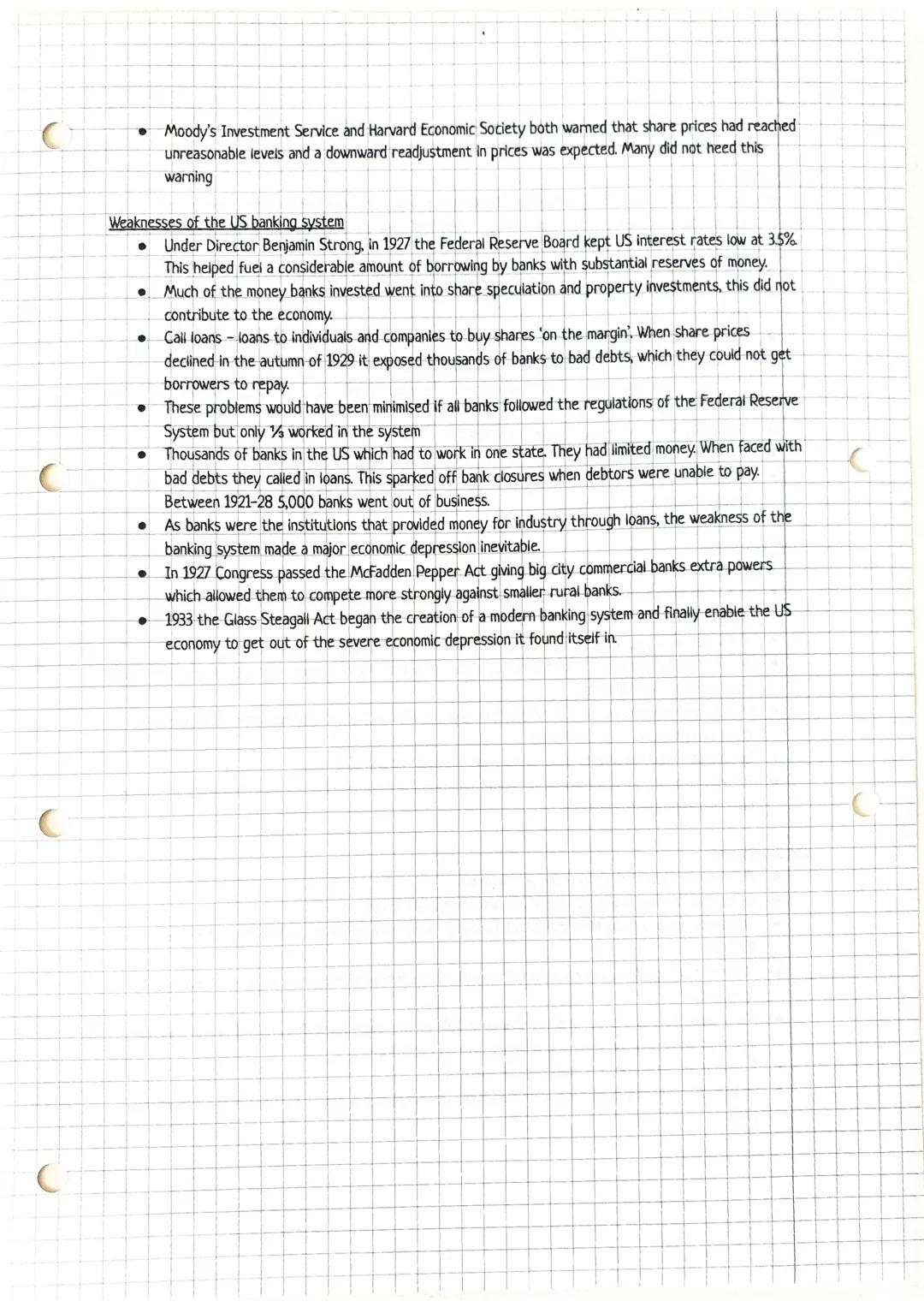 Overproduction
Top 5% of the population benefited most from the prosperity in the 1920's. The rich became richer due
to the low tax policies