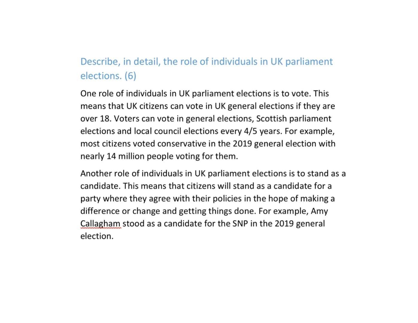 
<p>In the United Kingdom, two key features of democracy are freedom of speech and free media. Freedom of speech allows UK citizens to expre