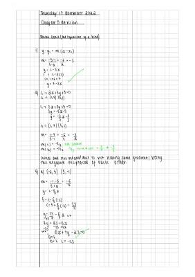 Know AS Level Edexcel Mathematics - Chapter 5 Exam Practice (from Maths Genie - “The Equation of a Line”) thumbnail