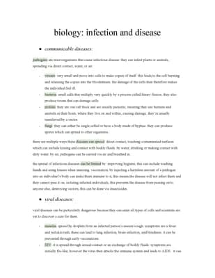 Know gcse | biology: infection & response thumbnail