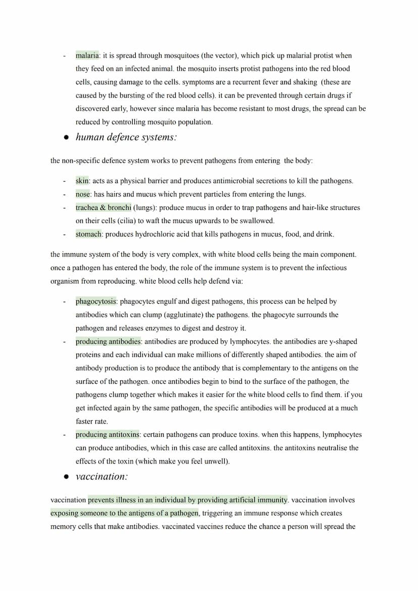 biology: infection and disease
communicable diseases:
pathogens are microorganisms that cause infectious disease. they can infect plants or 