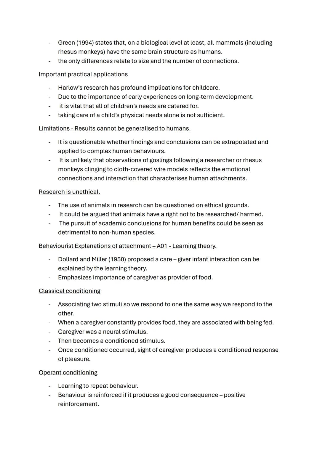 Attachment topic notes
Caregiver infant interactions.
A01 reciprocity
A03
-
Refers to how 2 people interact.
Mother-infant interactions are 