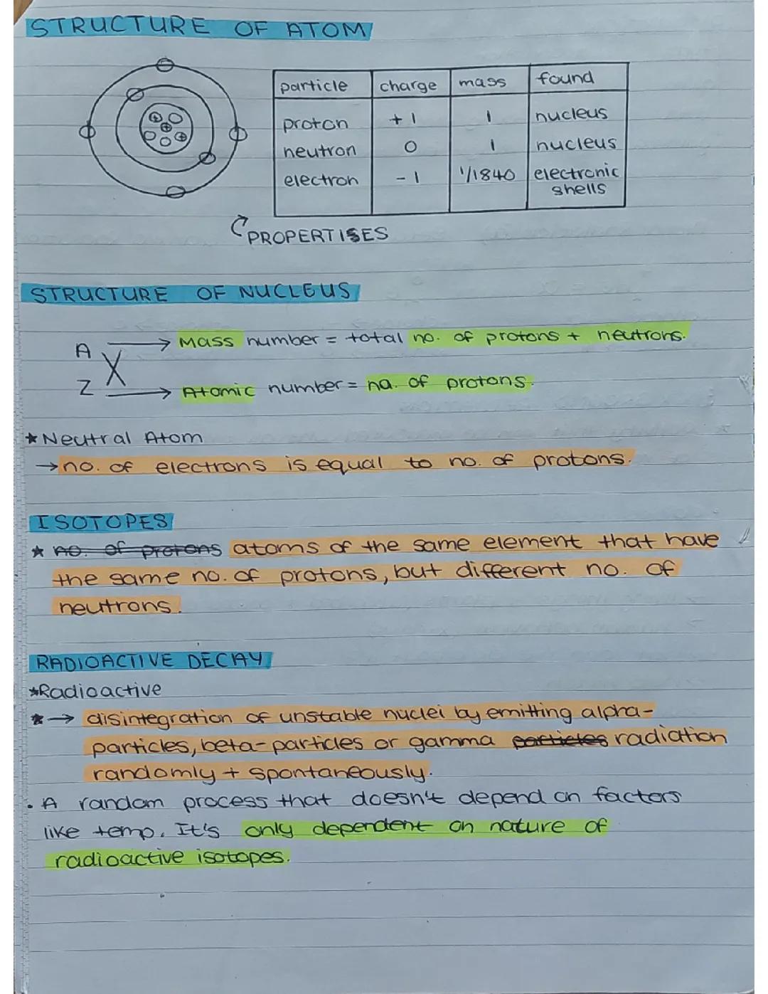 Understanding Atomic and Nuclear Physics for GCSE Students