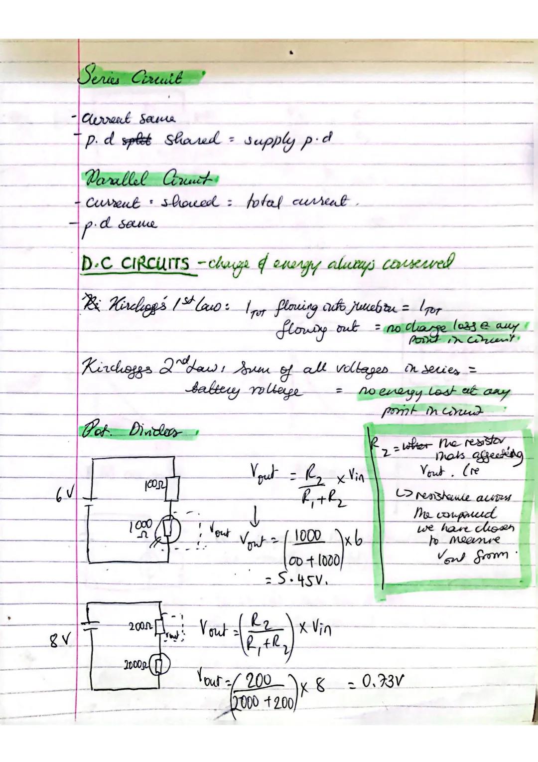 ELECTRICITY -Aunitors = O resistance
Current = flow of etc. charge per whit thime
or/ the rate of flow of change.
1 = 40/ht.
Per
Potential d