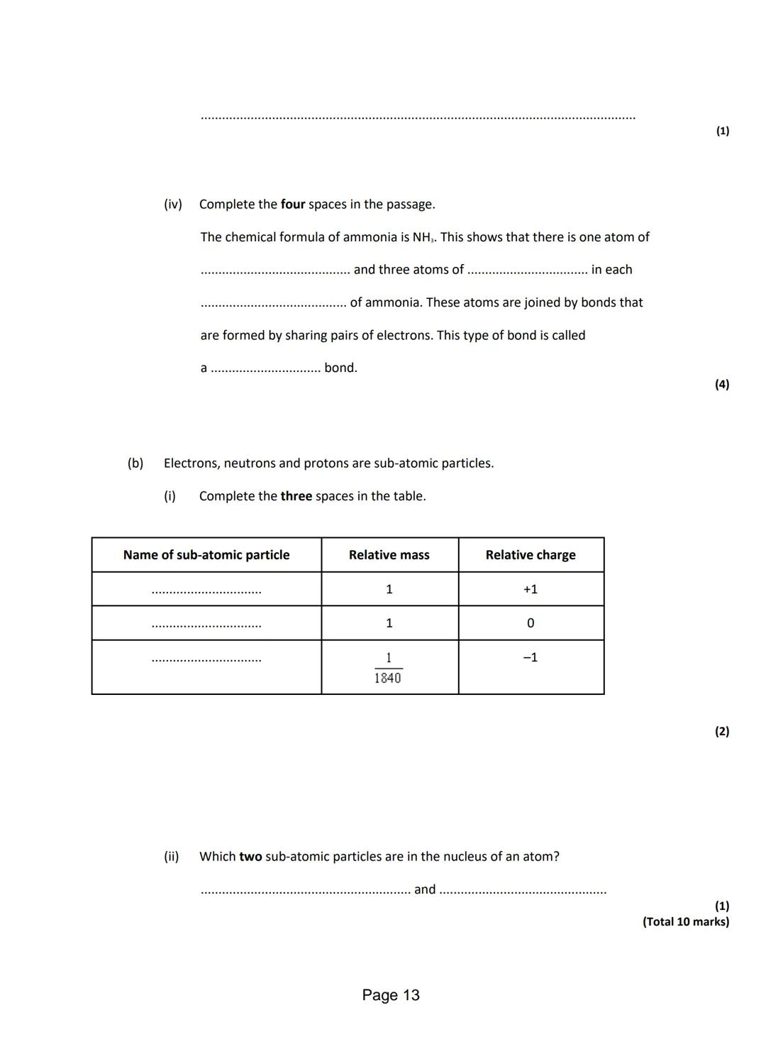 
<p>Q1. <strong>Anhydrous Cobalt Chloride Reaction</strong></p>
<p>The word equation shows the reaction between anhydrous cobalt chloride an