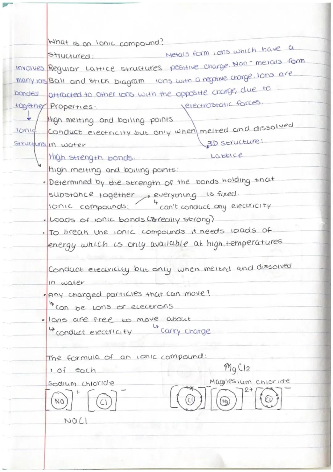 Why Ionic Compounds Have High Melting Points and Conduct Electricity