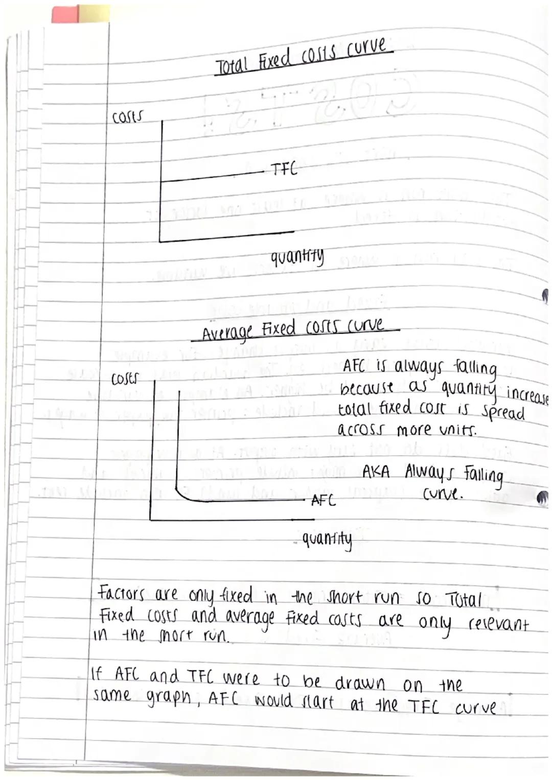 # COSTS!

Short vs. Long Run

The short run is where at least one factor of
production is fixed.

The long run is where all factors are vari