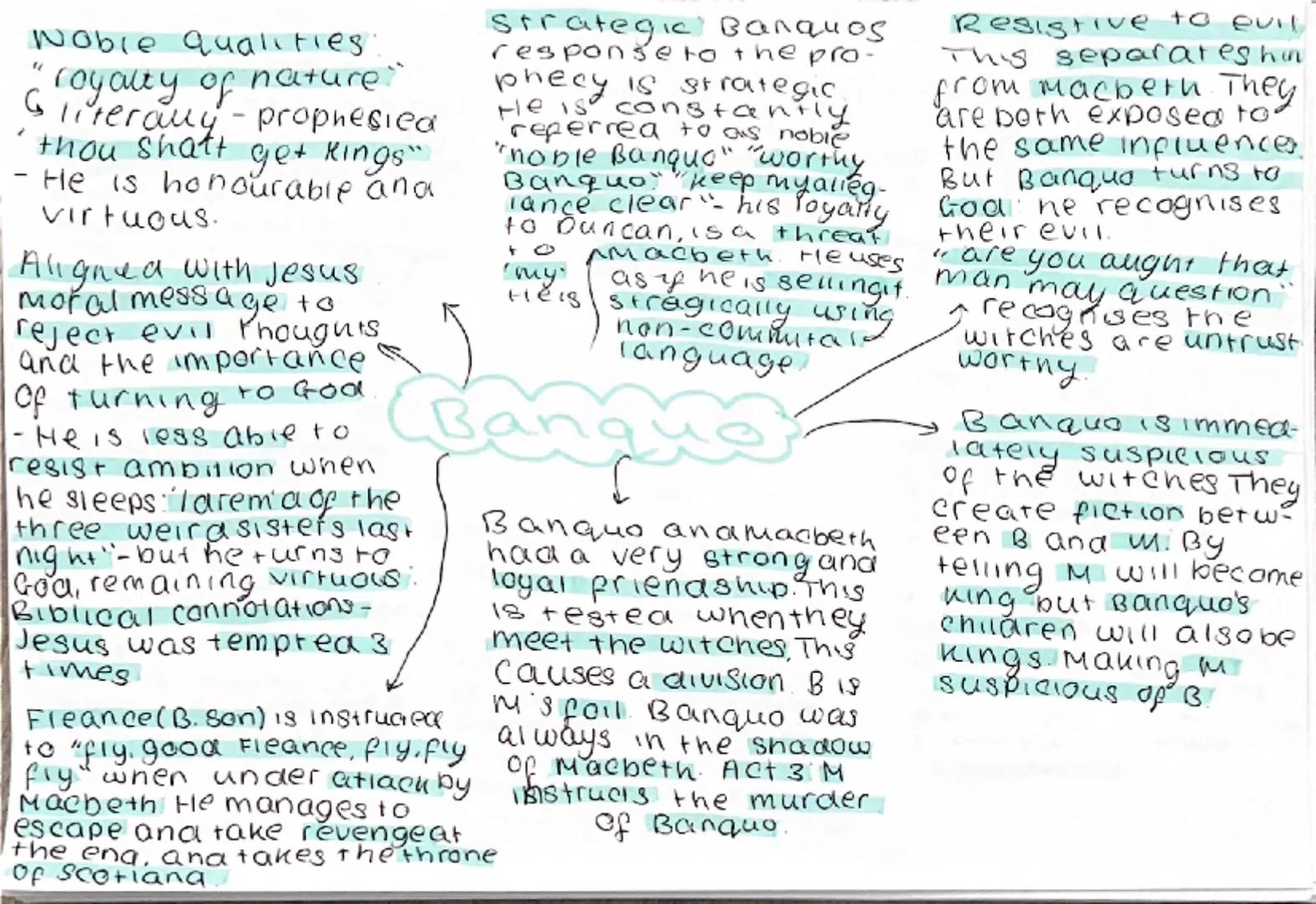 Shakespeare structure
opening the play with
the witches suggests
they will be significant

"when shal we three
meet again"
The meeting nas e