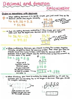 Know Decimal and Fraction Calculations thumbnail