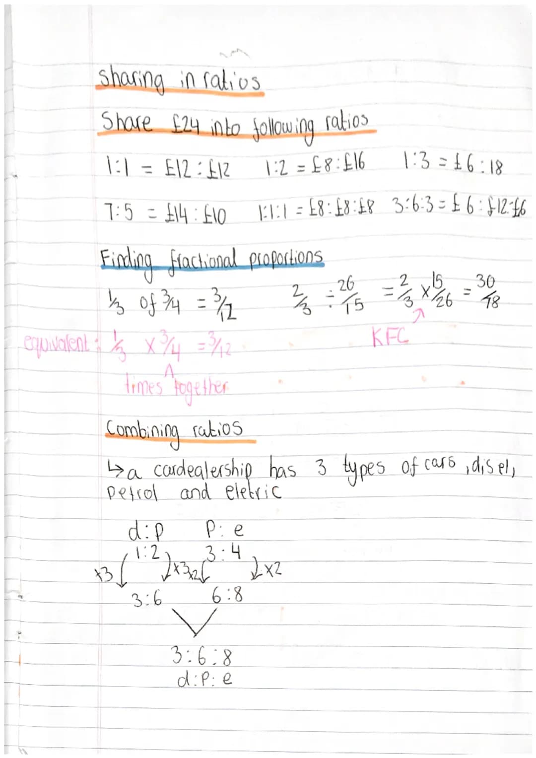 Unit 9-ratio and proportion
Working with ratios.
Simplifying:
2:4 = 1:2
3:63=1:21
123:369=1:3
examples:
£-1 is worth $1.-14.
how much is $29