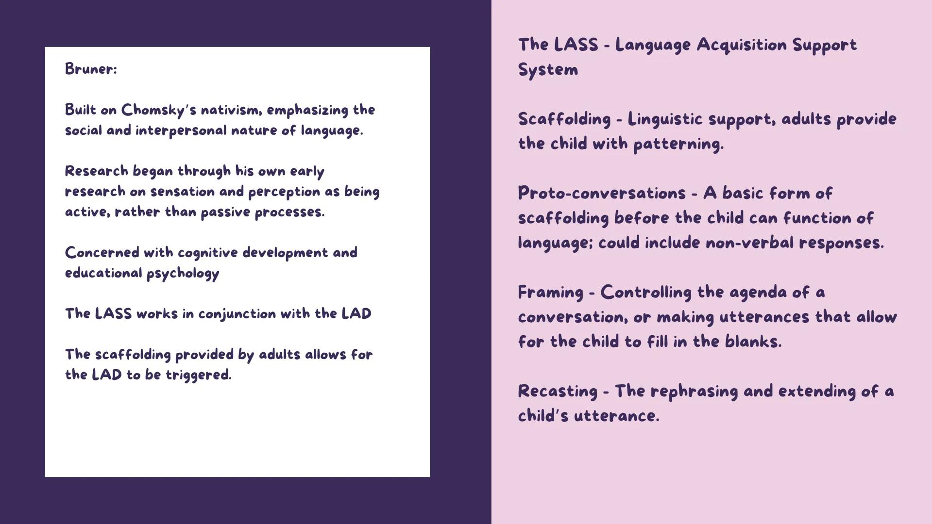 Key Theories for Child Language
Acquisition for the AQA A-Level
English Language Course.
This is Section B on Paper I
There is two questions