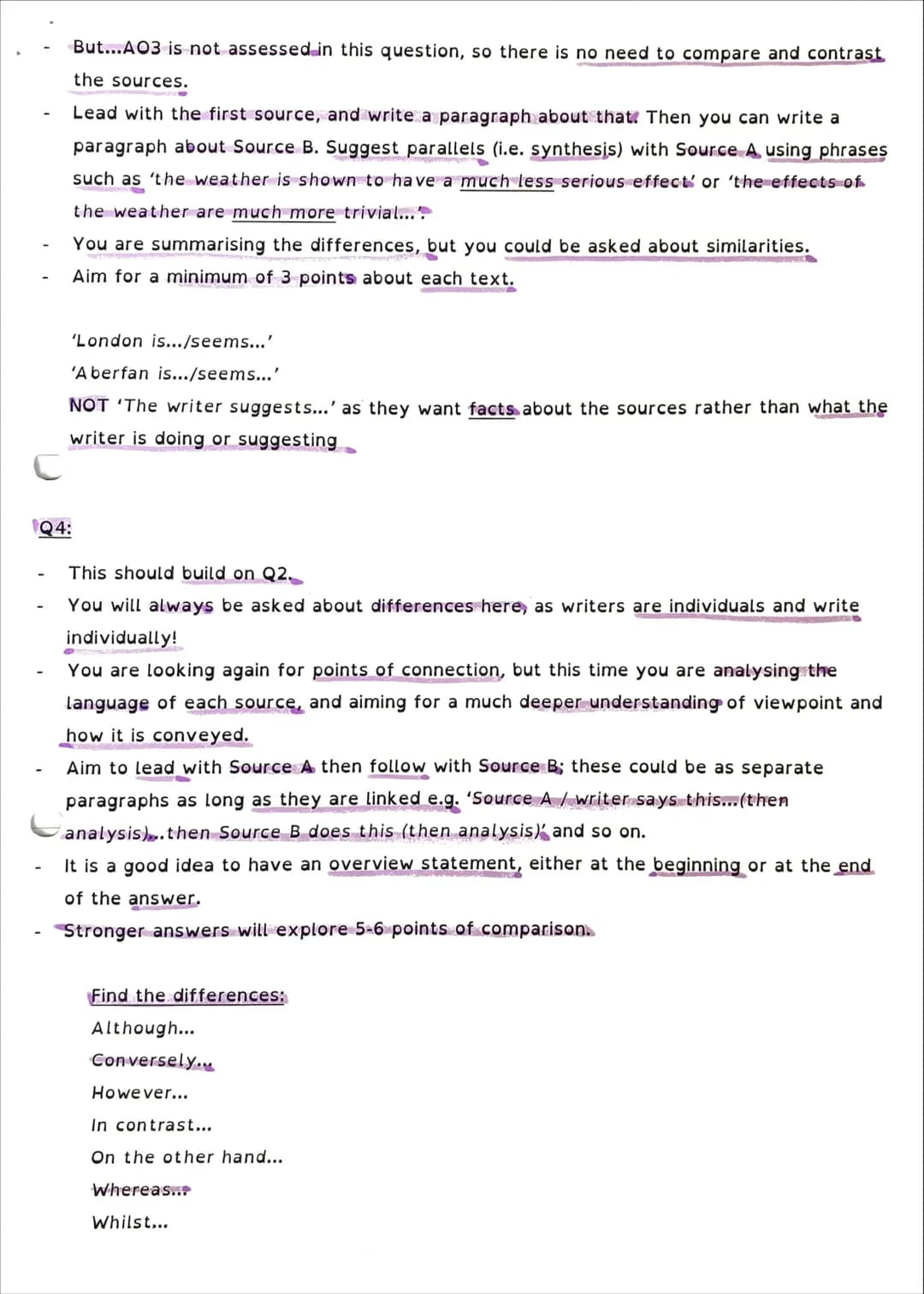 Paper 1 what AQA are looking for
Types of texts: literature prose fiction (novels and short stories) from 20th or 21st
century
You need to u