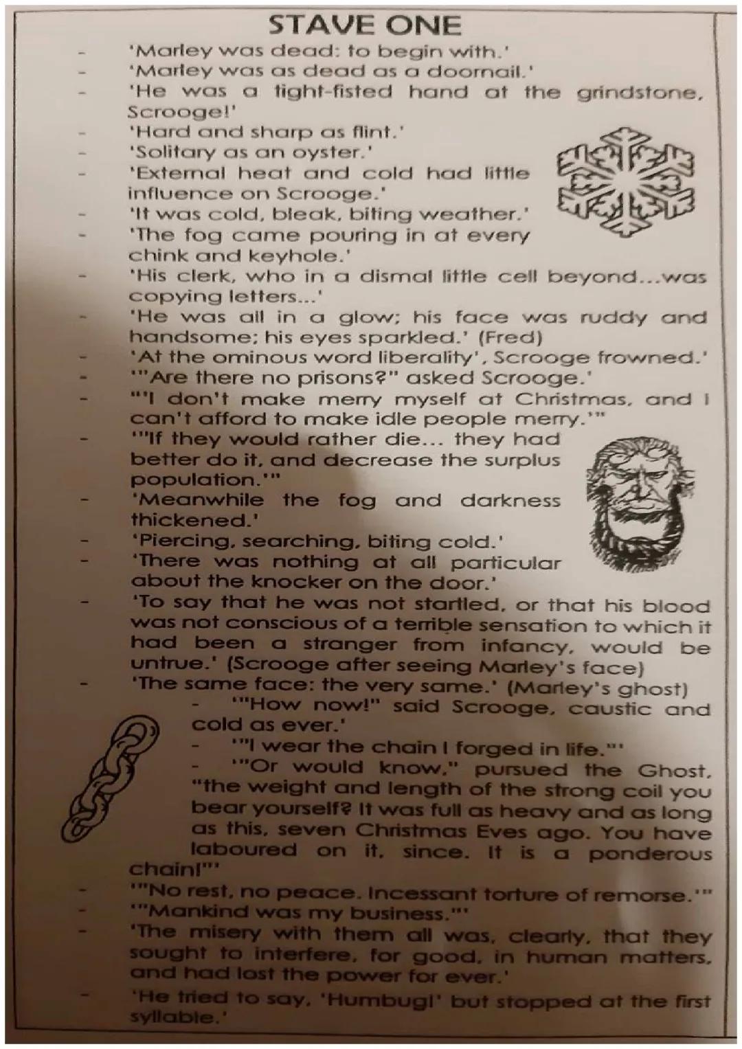 A Christmas Carol quotes 