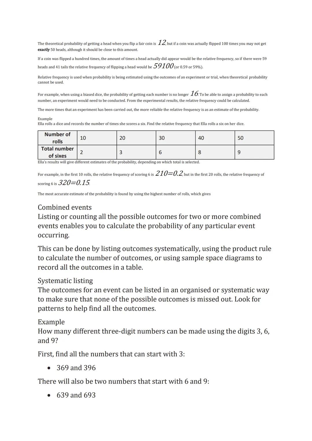 Probability and the probability scale
Probability is about estimating or calculating how likely or 'probable' something is to happen. The ch