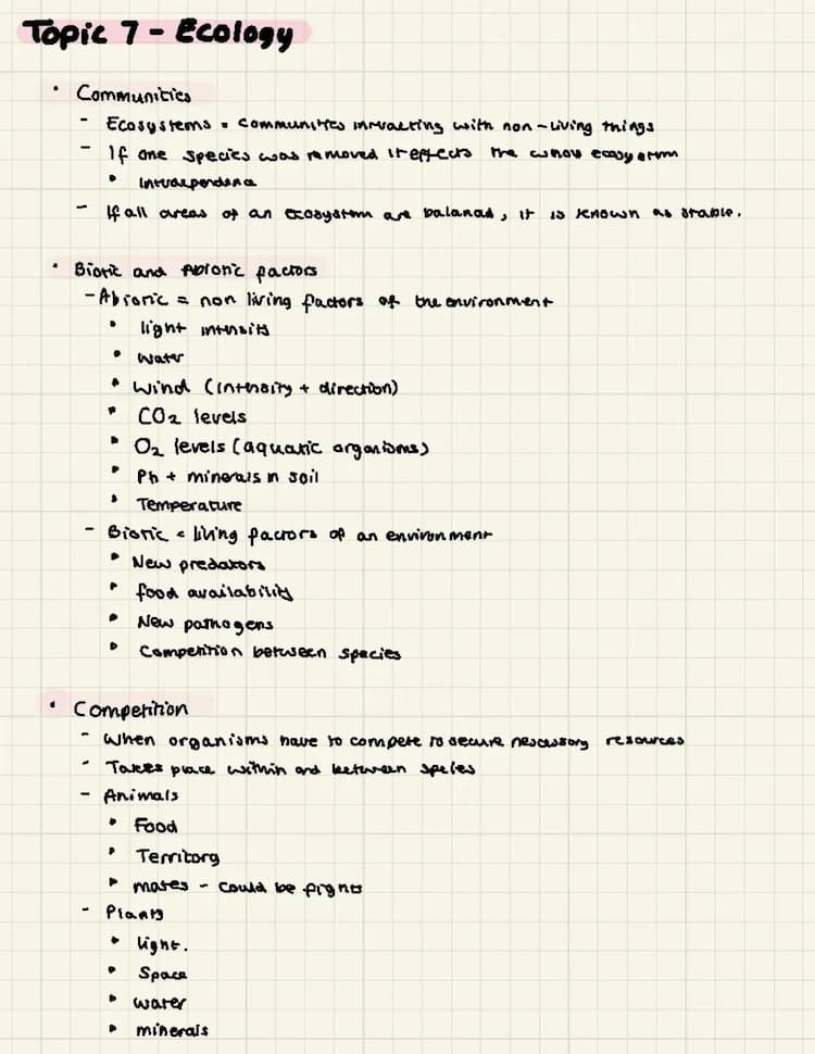 Know Biology - Topic 7 - Ecololgy thumbnail