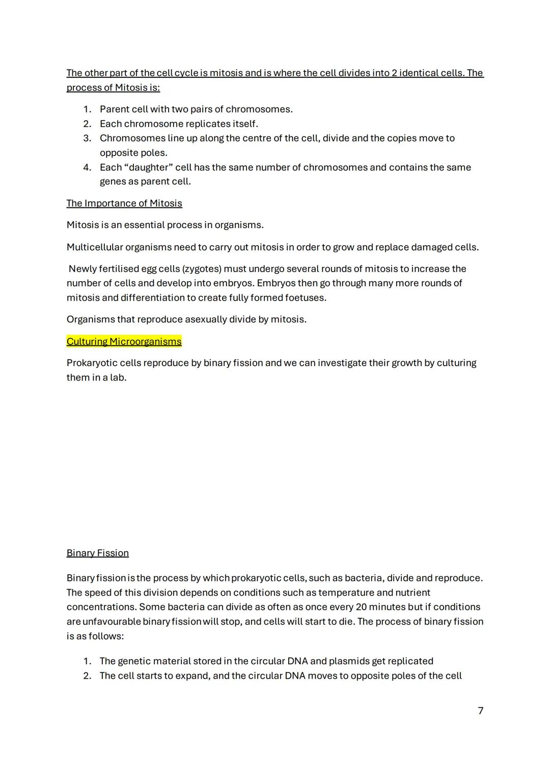 Some of the most common equations you'll need to know for the GCSE biology exam
are:
✔ Magnification (X) - Image size (µm)/ real size (µm)
T
