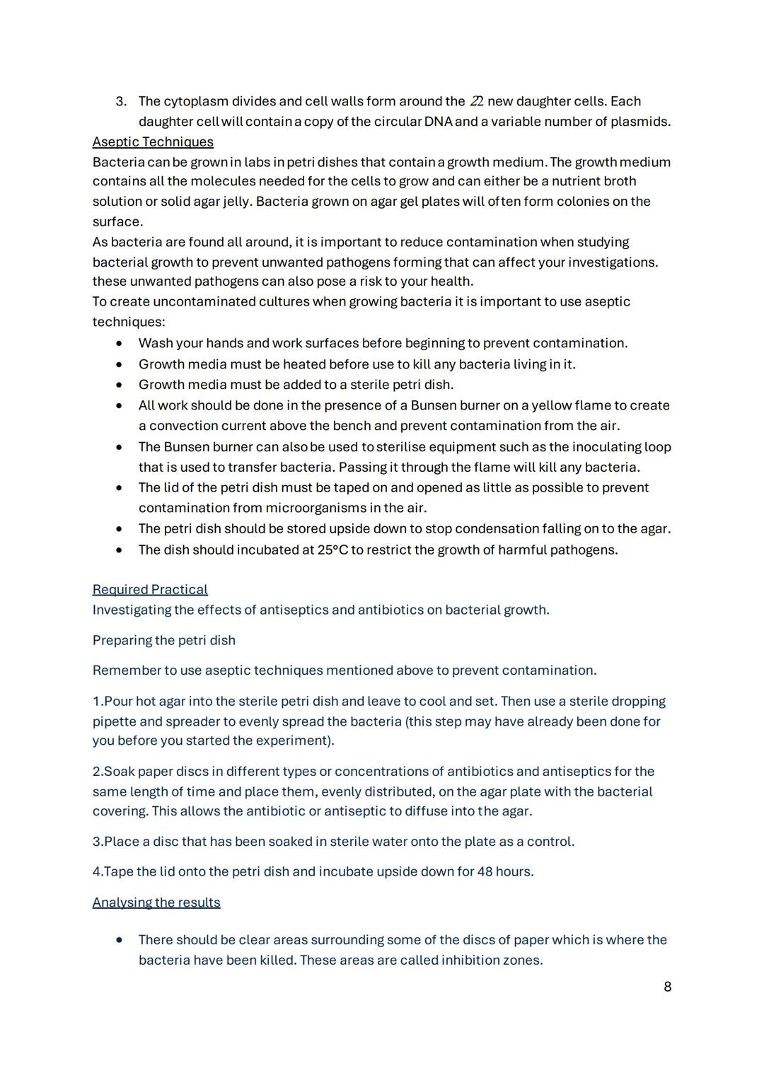 Some of the most common equations you'll need to know for the GCSE biology exam
are:
✔ Magnification (X) - Image size (µm)/ real size (µm)
T