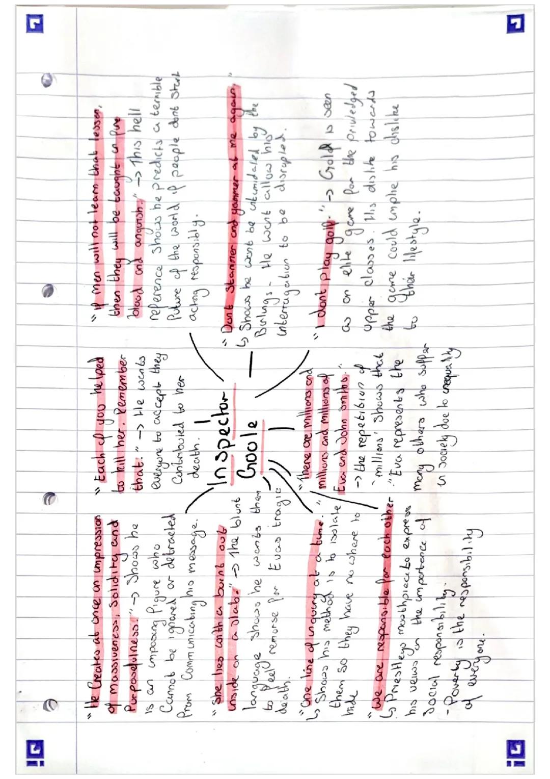 Inspector Calls Quote Banks