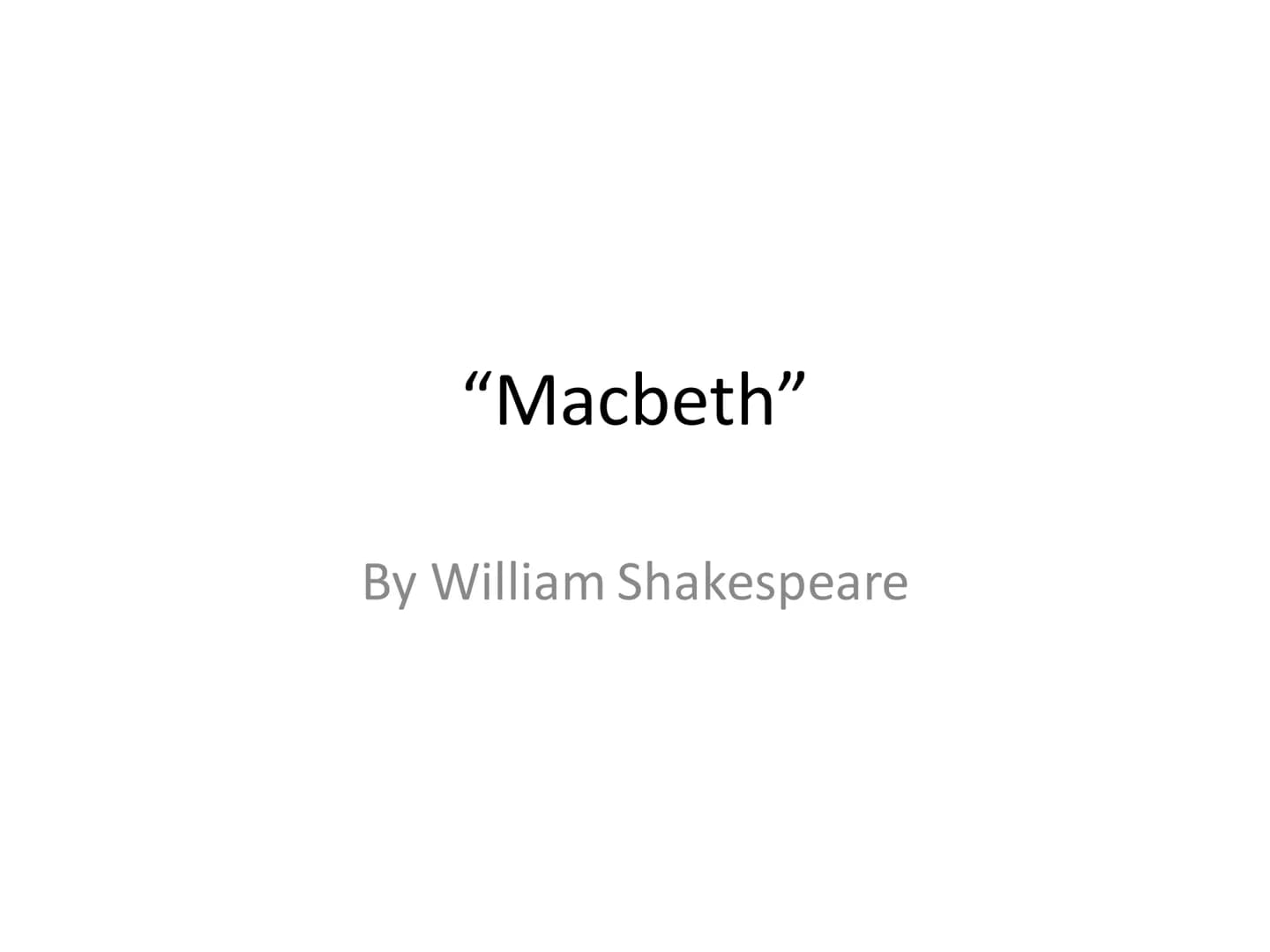Lady Macbeth's Soliloquy
Come, you spirits
That tend on mortal thoughts, unsex me here,
And fill me from the crown to the toe top-full
Of di