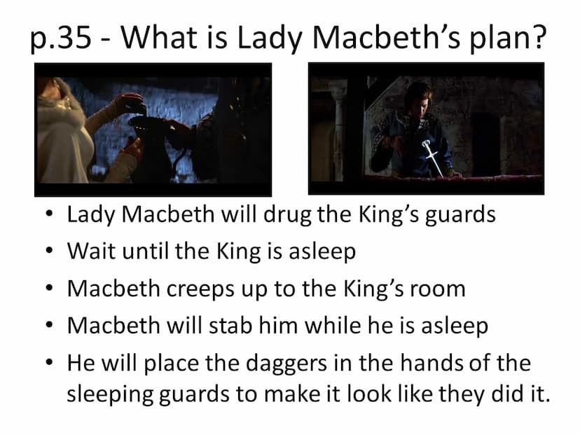 Lady Macbeth's Soliloquy
Come, you spirits
That tend on mortal thoughts, unsex me here,
And fill me from the crown to the toe top-full
Of di