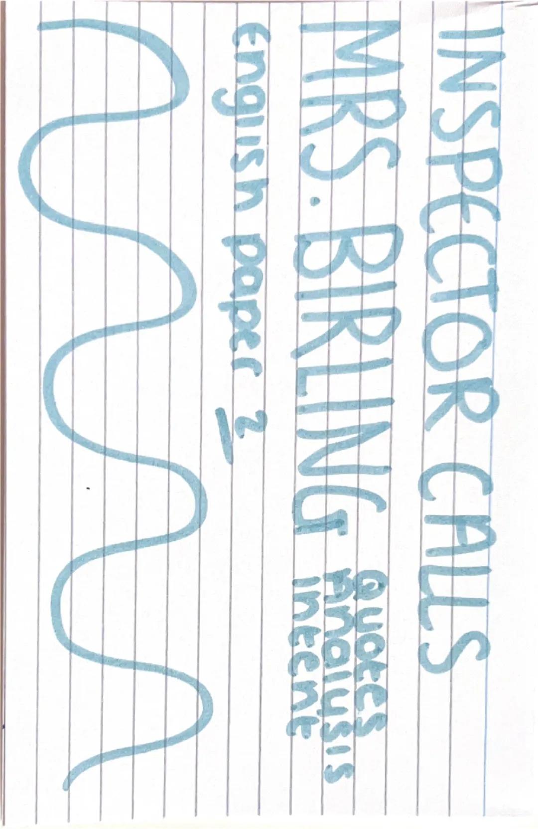 inspector calls - mrs birling